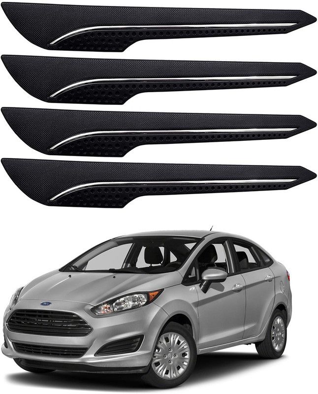 Oshotto Rubber Car Bumper Guard  (Black, Pack of 4, Ford, Fiesta)