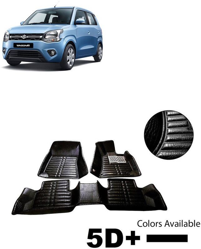arneja trading company Polyutherine 5D Mat For Maruti Suzuki WagonR  (Black)