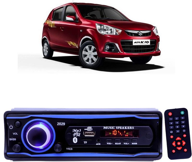 JBRIDERZ Blue 2029 USB/AUX/SD/BLUETOOTH/FM/MP3 BOOM MASTER STANDARD- E 313 Car Stereo  (Single Din)