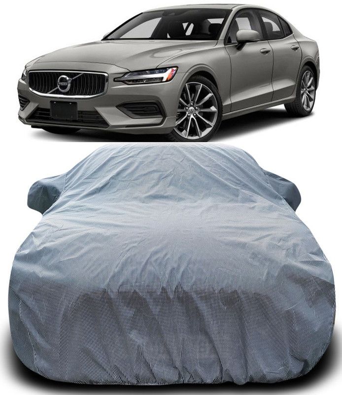 ARN Car Cover For Volvo S60 (With Mirror Pockets)  (Black, White)