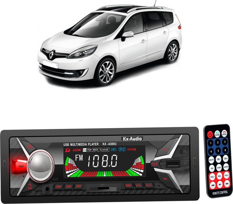 JBRIDERZ KX-A500U BLUETOOTH/USB/SD/AUX/FM/MP3 with Phone Caller Id Receiver JB-1514 Car Stereo  (Single Din)