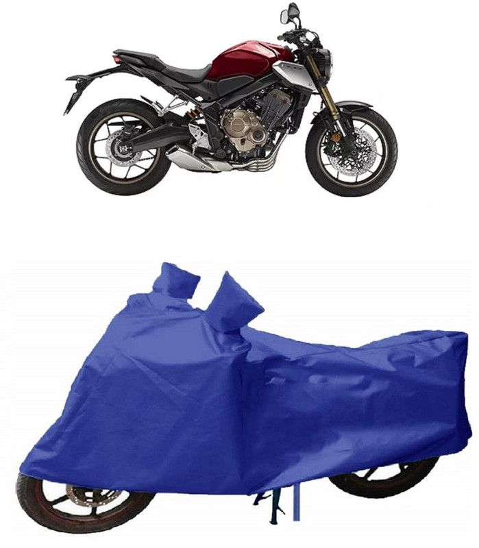 HEMSKAR Two Wheeler Cover for Honda  (CB300R, Blue)