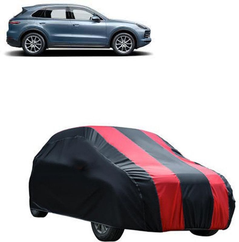 Kuchipudi Car Cover For Porsche Cayenne (Without Mirror Pockets)  (Red, Black, For 2005, 2006, 2007, 2008, 2009, 2010, 2011, 2012, 2013, 2014, 2015, 2016, 2017, 2018, 2019, NA Models)