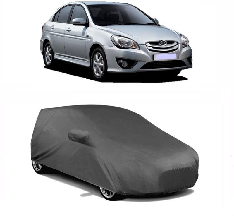 Hynak Car Cover For Hyundai Verna Transform  (Grey)