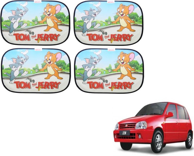 MOCKHE Side Window Sun Shade For Maruti Suzuki Zen  (Multicolor)