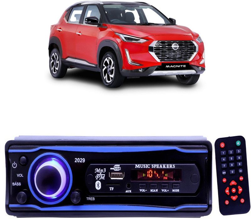 Genipap Blue 2029 USB/AUX/SD/BLUETOOTH/FM/MP3 BOOM MASTER STANDARD- G 442 Car Stereo  (Single Din)