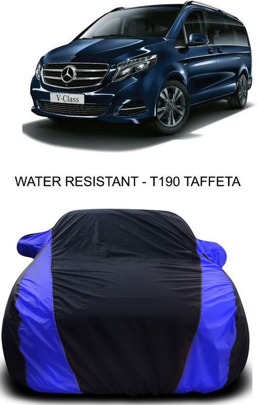 Ascension Car Cover For Mercedes Benz V-Class (With Mirror Pockets)  (Black, Blue)