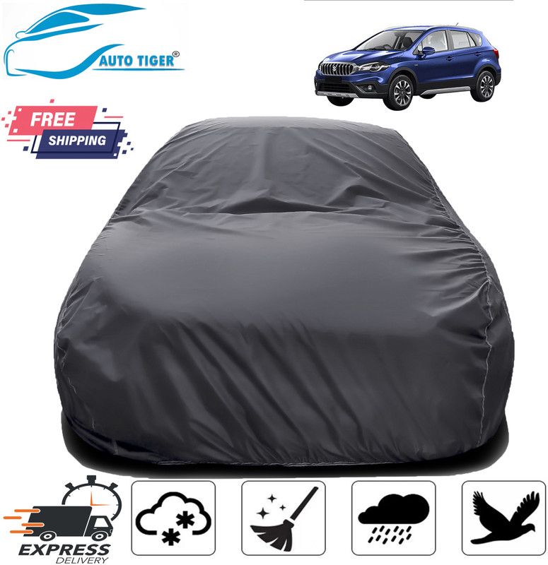 AutoTiger Car Cover For Maruti Suzuki S-Cross (Without Mirror Pockets)  (Multicolor, For 2019, 2020, 2021, 2022 Models)