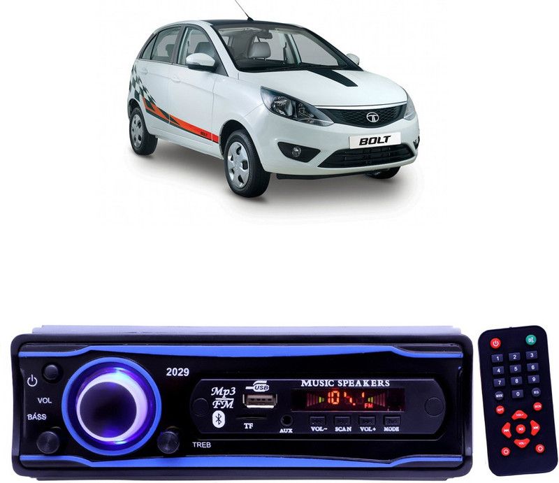 EverLand Blue 2029 USB/AUX/SD/BLUETOOTH/FM/MP3 BOOM MASTER STANDARD- E 510 Car Stereo  (Single Din)