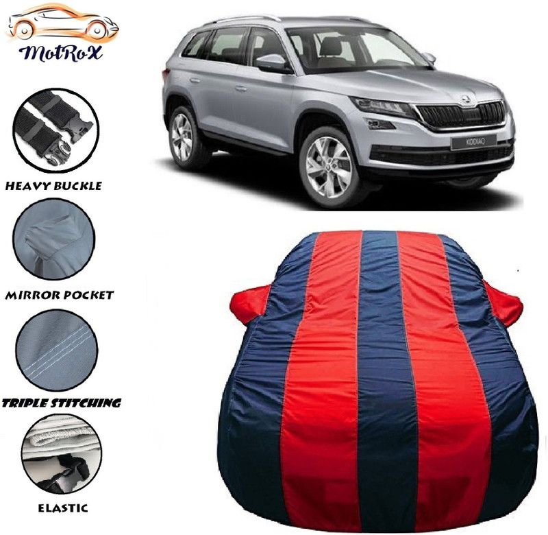 MoTRoX Car Cover For Hyundai Kona (With Mirror Pockets)  (Red, Blue)