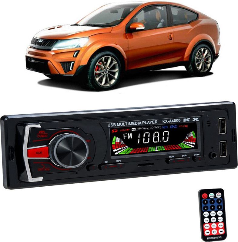 JBRIDERZ KX-A4000 with AUX/Bluetooth/USB/ MP3 B 290 Car Stereo  (Single Din)
