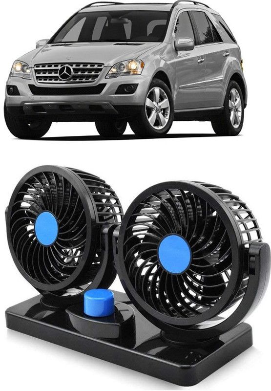 Amulite Car Fan 12V 360 Head 2 Speed Quiet Strong for All Vehicles-CF402 Car Interior Fan  (12 V)