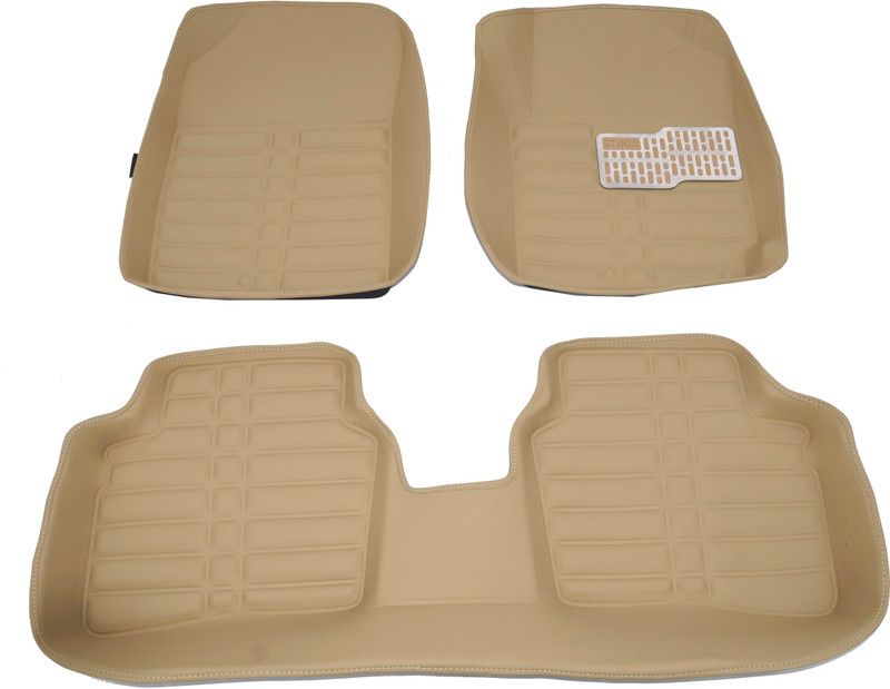 Stinzo Polyutherine 5D Mat For Hyundai Fluidic Verna  (Beige)
