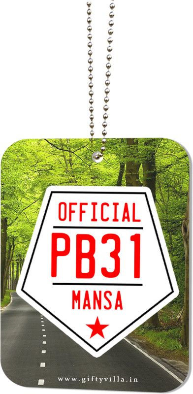 Gifty Villa Official PB31 Mansa Car Hanging Ornament  (Pack of 1)