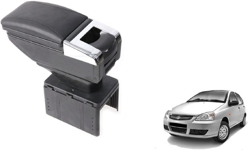 Auto Oprema Centre Car Armrest Black Color Aar-154 Car Armrest  (Tata, Indigo CS)