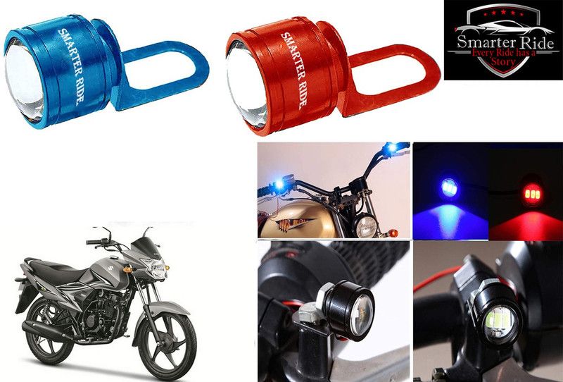 SMARTER RIDE Led Strobe Warning Brake Light for Suzuki Hayate License Plate Light Motorbike LED for Suzuki (12 V, 4 W)  (Hayate)