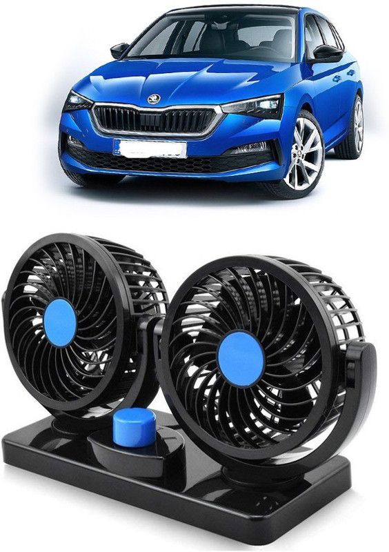 Amulite Car Fan 12V 360 Head 2 Speed Quiet Strong for All Vehicles-CF482 Car Interior Fan  (12 V)