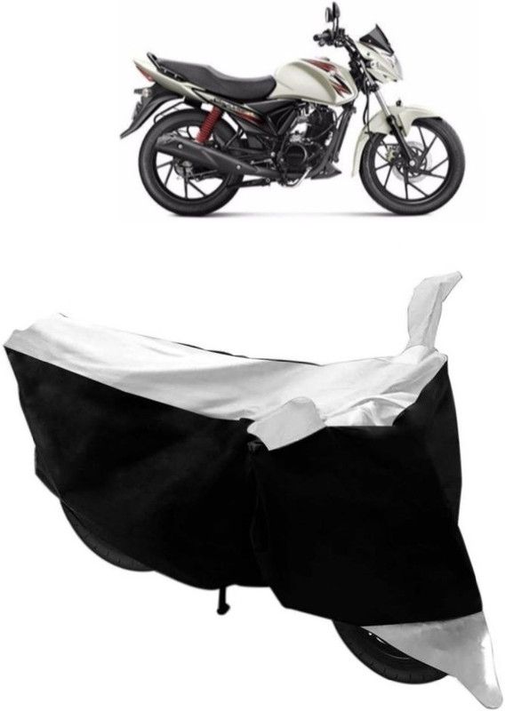 BIKECOVER Two Wheeler Cover for Suzuki  (Sling, White)