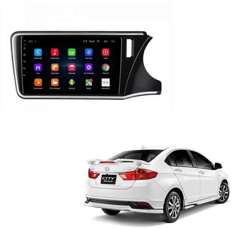 Aksmy HondaCity I-DTEC 2014 9 Inch Android Stereo with Full HD Player Android Car Stereo  (Double Din)