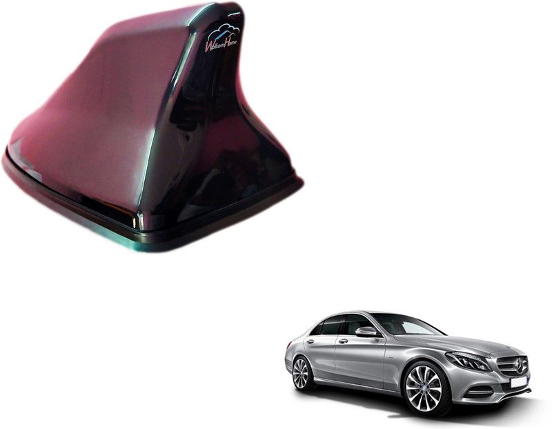 WolkomHome High performance Shark Fin Antenna Black color Car FM Radio Signal Aerials for C200 Sfin_Black_ Satellite Vehicle Antenna