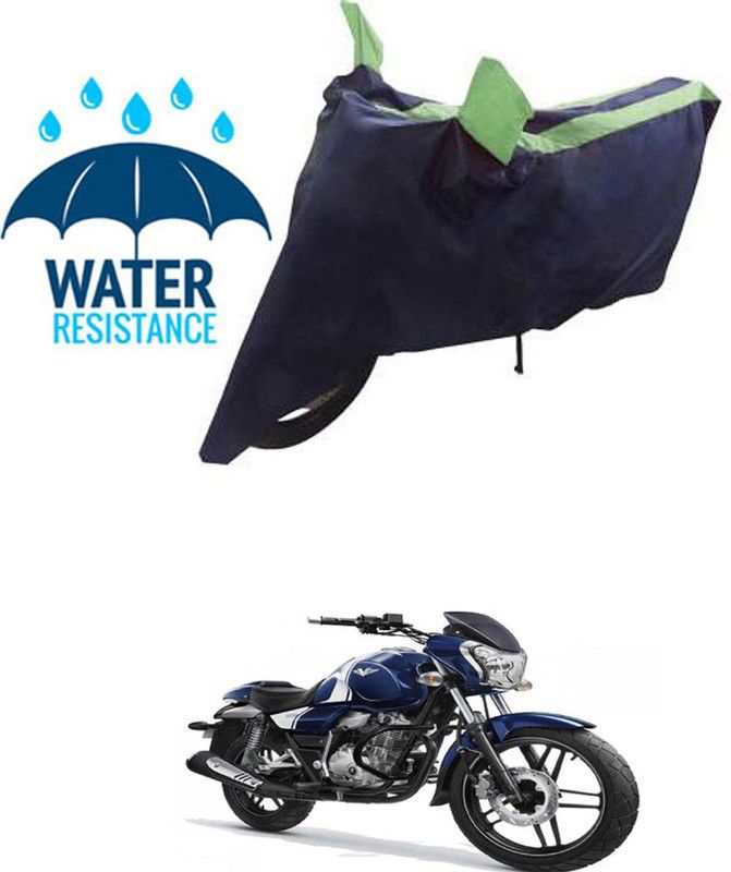 RONISH Waterproof Two Wheeler Cover for Bajaj  (V12, Blue, Green)