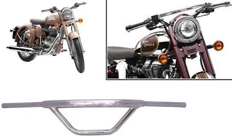 victrix O SHAPE HANDLE CHROME V-14 Handle Bar  (Silver)