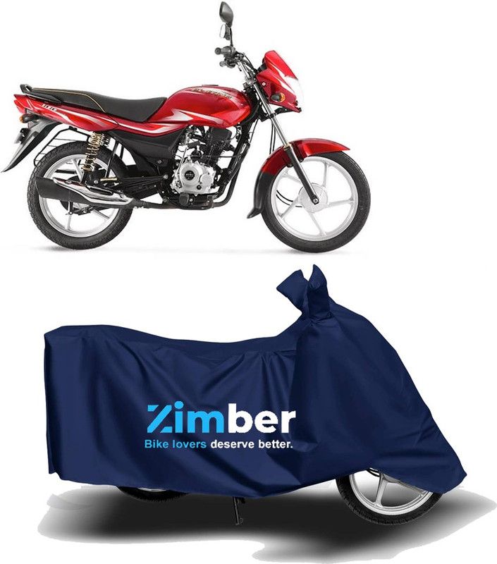 ZIMBER Two Wheeler Cover for Bajaj  (ComforTec, Blue)