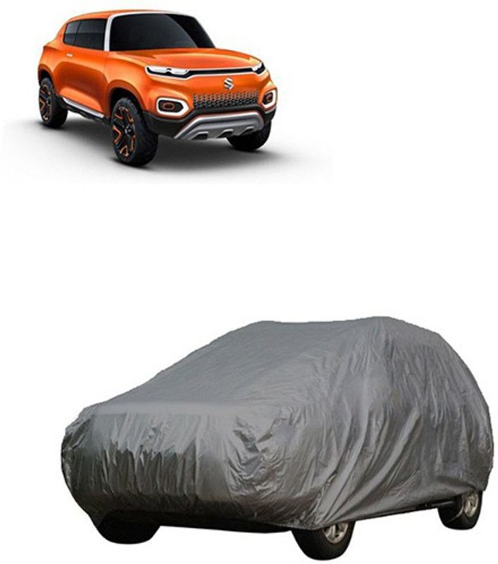 Kuchipudi Car Cover For Maruti Suzuki Universal For Car (Without Mirror Pockets)  (Grey, For 2005, 2006, 2007, 2008, 2009, 2010, 2011, 2012, 2013, 2014, 2015, 2016, 2017, 2018, 2019, NA Models)