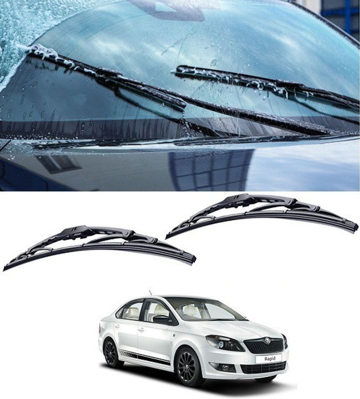 Trigcars Windshield Wiper For Skoda Rapid  (26 cm, Pack of: 2)
