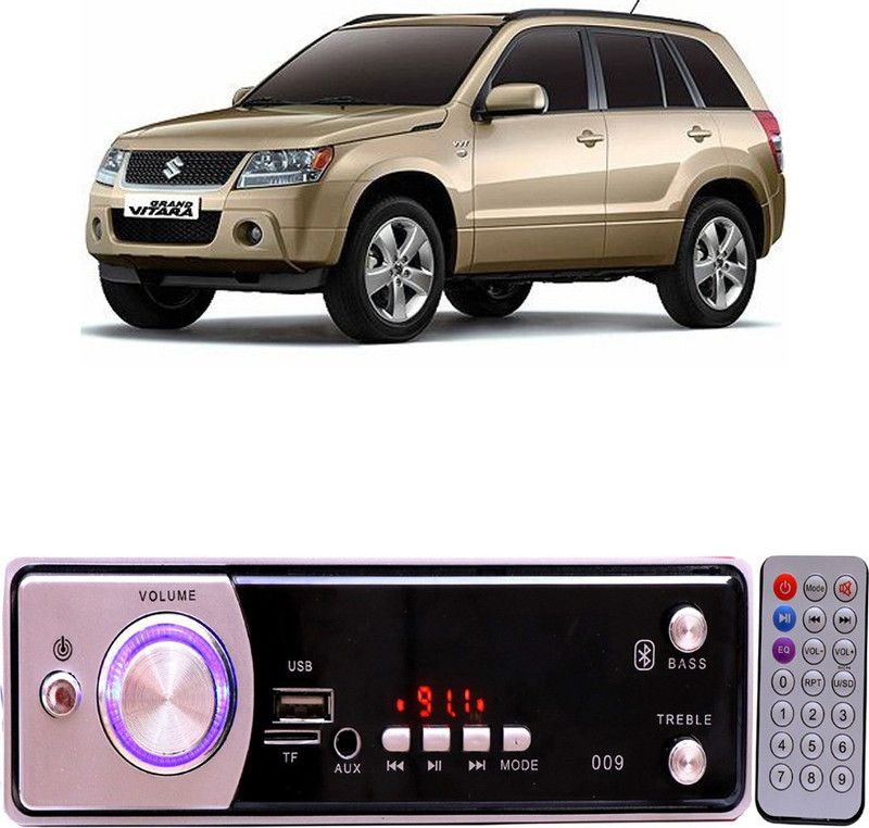 Purpleheart Silver009 BLUETOOTH/USB/SD/AUX/FM/MP3 Car Stereo ( Single Din) P-323 Car Stereo  (Single Din)