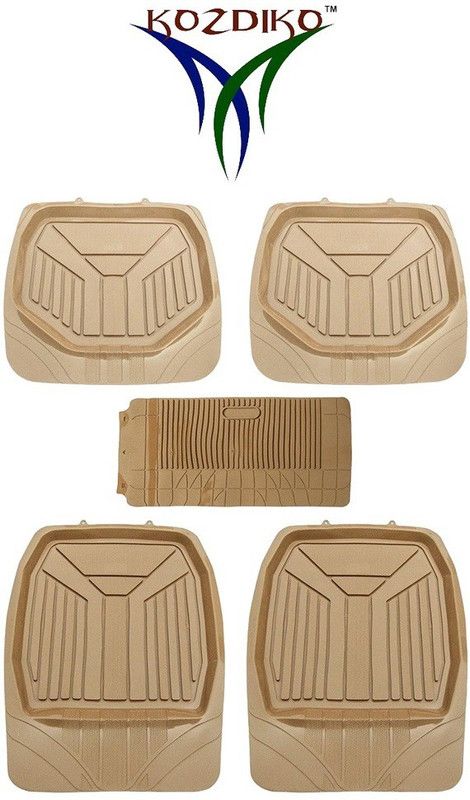 KOZDIKO PVC (Polyvinyl Chloride), Rubber Standard Mat For Maruti Suzuki Zen  (Beige)