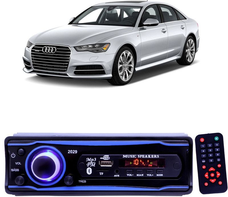 EverLand Blue 2029 USB/AUX/SD/BLUETOOTH/FM/MP3 BOOM MASTER STANDARD- E 32 Car Stereo  (Single Din)