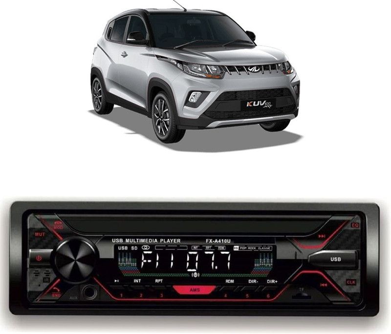 Purpleheart Car Stereo FX- A100U Car Stereo with Bluetooth, USB, SD Card , Aux P-268 Car Stereo  (Single Din)