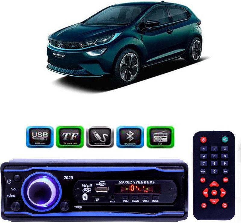 Genipap STEREO-999 BLUETOOTH/USB/SD/AUX/FM/MP3 (BLUE & Black)-507 Car Stereo  (Single Din)