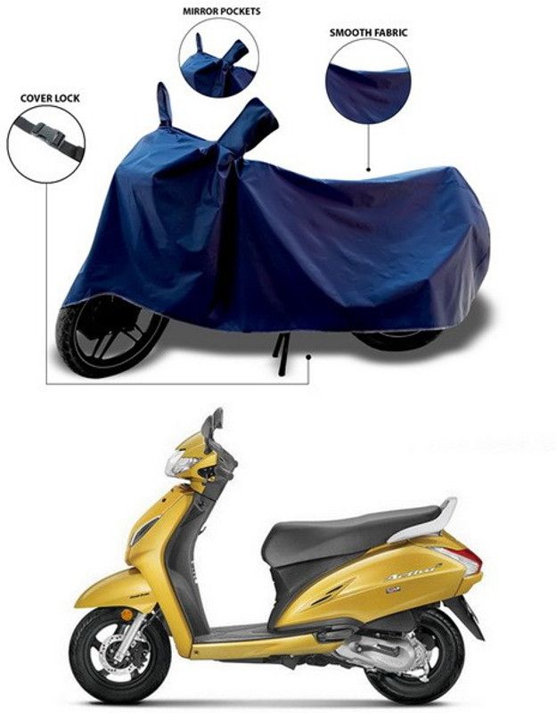 Rhtdmm Waterproof Two Wheeler Cover for Honda  (Activa 6G, Blue)