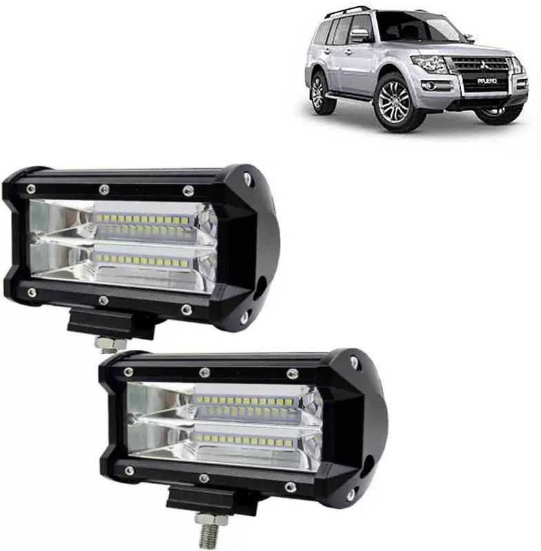 aksmit 24 LED Fog Light Set Of 2 For Pajero_FL199 Fog Lamp Car, Motorbike, Truck, Van LED for Mitsubishi (12 V, 72 W)  (Pajero, Pack of 2)