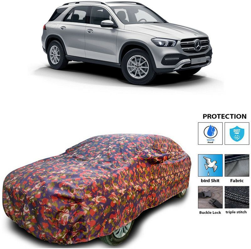 Genipap Car Cover For Mercedes Benz GLE (With Mirror Pockets)  (Multicolor)