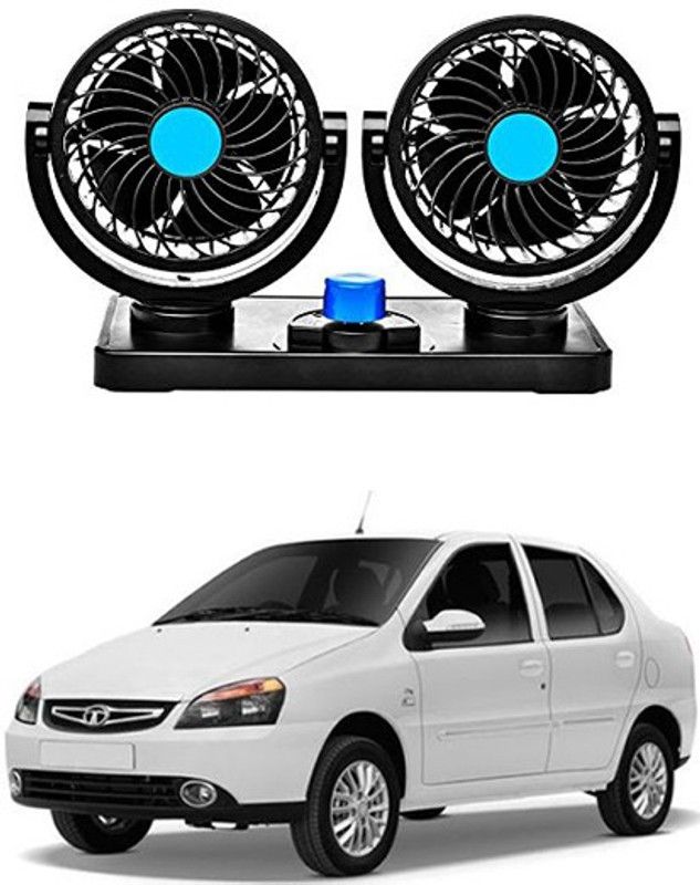 RKPSP 360 Degree Car Fan - 12V,Dual Head Fans,Car dashboard fan For Indigo Car Interior Fan  (12 V)