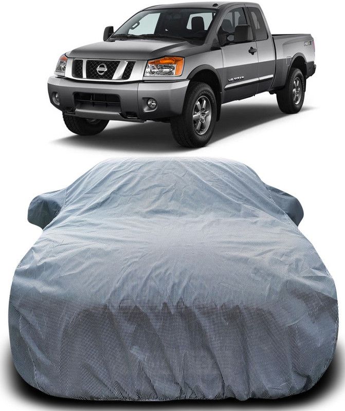 ARN Car Cover For Nissan Titan (With Mirror Pockets)  (Black, White)