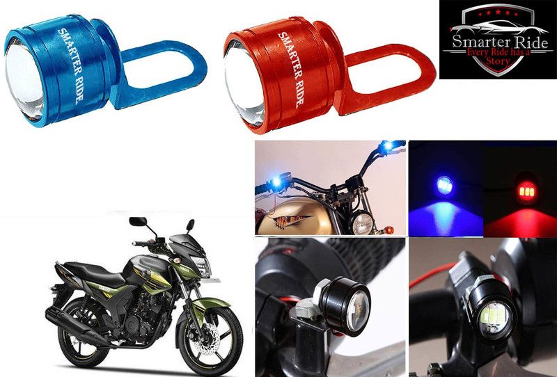 SMARTER RIDE Led Strobe Warning Brake Light for Yamaha SZ RR License Plate Light Motorbike LED for Yamaha (12 V, 4 W)  (SZ-RR, Pack of 2)