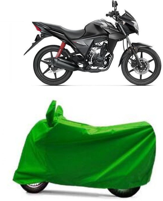 MoTRoX Two Wheeler Cover for Honda  (CB Twister, Green)