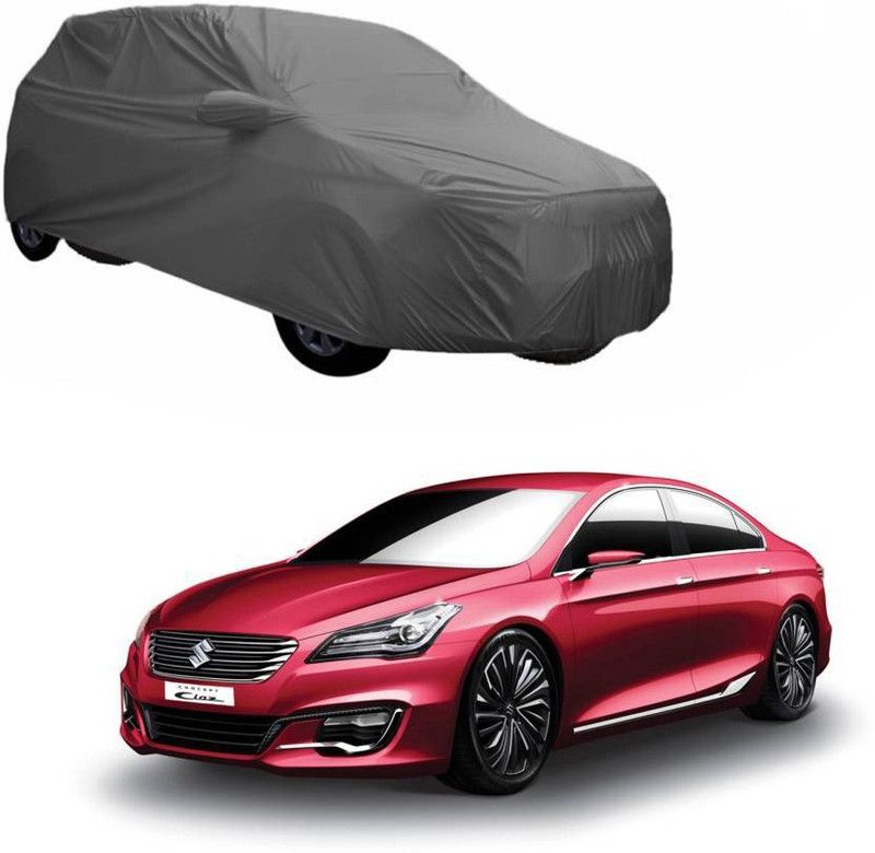 Gromaa Car Cover For Maruti Suzuki Ciaz (With Mirror Pockets)  (Grey)
