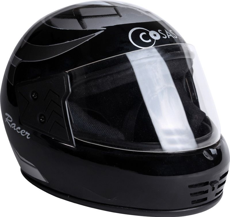 Cosas Grey kimmi helmet pack 1 Motorbike Helmet  (black)