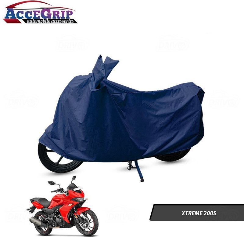 ACCEGRIP Waterproof Two Wheeler Cover for Hero  (Xtreme 200S, Blue)