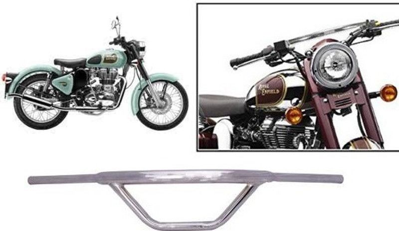 victrix O SHAPE HANDLE CHROME V-2 Handle Bar  (Silver)