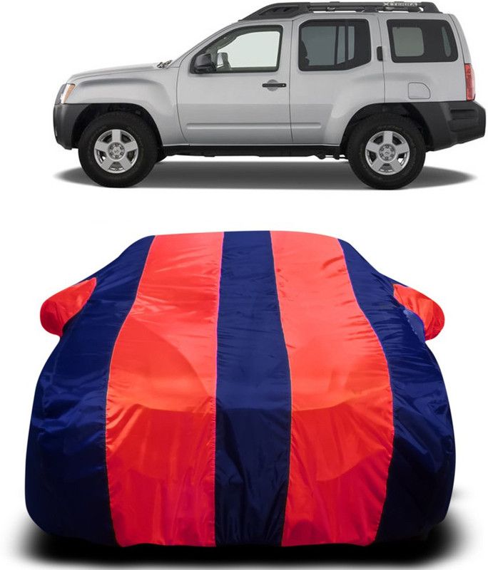 AUTOGARH Car Cover For Nissan Xterra (With Mirror Pockets)  (Red, Blue)