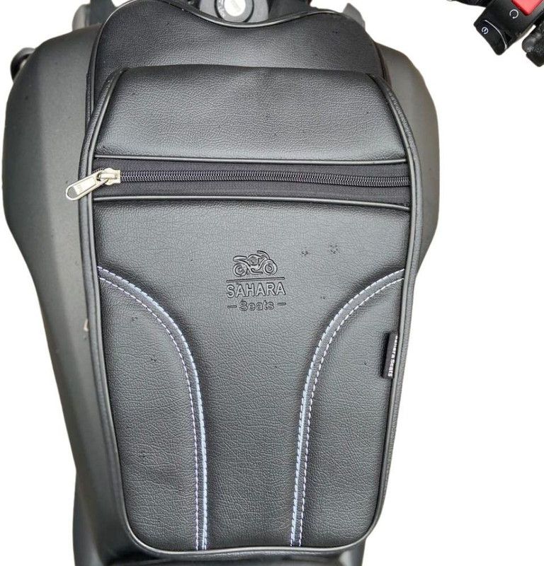 Sahara Seats FZX FullFlap Tank Cover/Tank Bag (Black) Strap Yamaha NA Bike Tank Cover  (1 L)