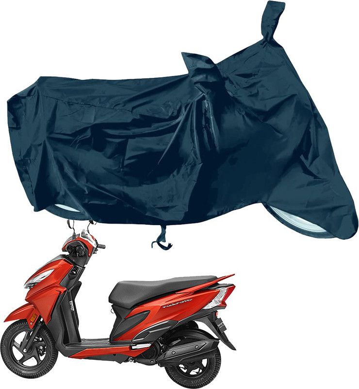RiderShine Waterproof Two Wheeler Cover for Honda  (Grazia, Black)