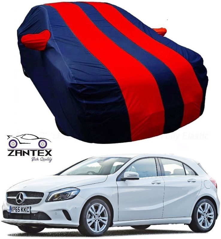 ZANTEX Car Cover For Mercedes Benz A180 (With Mirror Pockets)  (Blue, Red)
