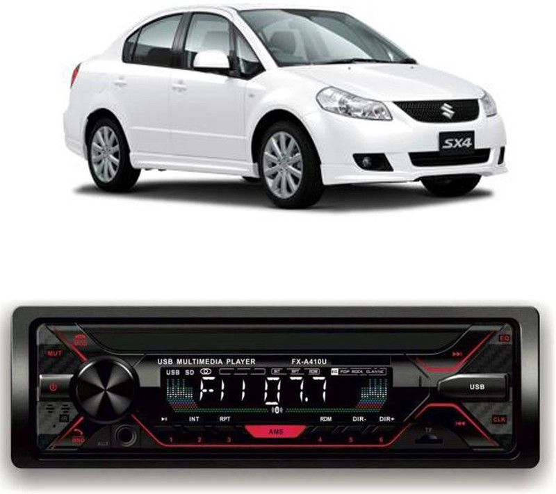 Genipap Car Stereo FX- A100U Car Stereo with Bluetooth, USB, SDCard , Aux G-348 Car Stereo  (Single Din)